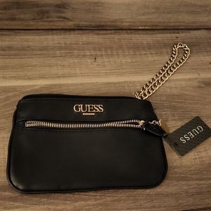 Black Guess wristlet